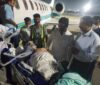 लालू प्रसाद एयर एंबुलेंस से दिल्ली रवाना, गिरने से तीन जगह फ्रैक्चर, पूरा शरीर लॉक